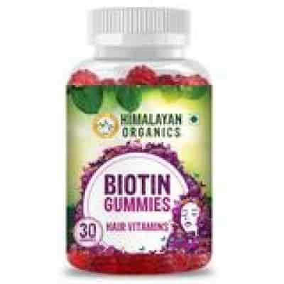 Buy Himalayan Organics Biotin Gummies for Hair Growth Skin Glow & Longer Nails