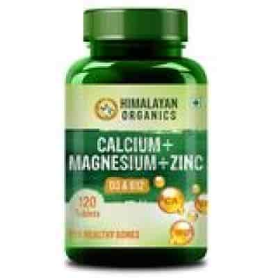 Buy Himalayan Organics Calcium Magnesium Zinc Vitamin D3 & B12