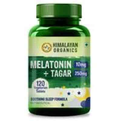 Buy Himalayan Organics Melatonin 10mg + Tagar 250mg Potent Sleep Aid Formula