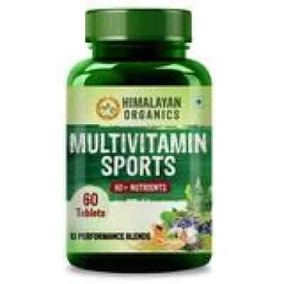 Buy Himalayan Organics Multivitamin Sports with 60+Vital Nutrients & 13 Performance Blends with Probiotics