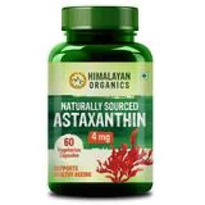 Buy Himalayan Organics Naturally Sourced Astaxanthin 4mg Antioxidant for Skin Eye & Energy