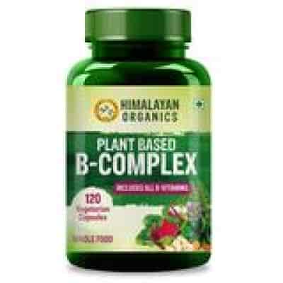 Buy Himalayan Organics Plant Based B Complex Vitamins B12 B1 B3 B2 B9