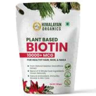 Buy Himalayan Organics Plant Based Biotin 10000mcg from Sesbian Grandiflora