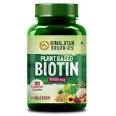 Buy Himalayan Organics Plant Based Biotin 10000mcg Serve