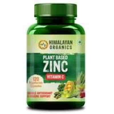 Buy Himalayan Organics Plant Based Zinc with Vitamin C Builds Immunity & Anti Inflammation Acne Support