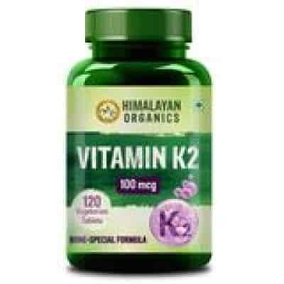 Buy Himalayan Organics Vitamin K2 100 mcg Serving for Strong Bones & Healthy Heart