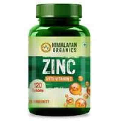 Buy Himalayan Organics Zinc Citrate Supplement with Vitamin C & Alfalfa supports Healthy Immune System