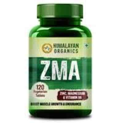 Buy Himalayan Organics ZMA Zinc Magnesium Aspartate Nighttime Sports Recovery Supplement