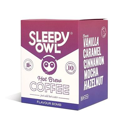 Buy Sleepy Owl Hot Brew Flavour Bomb Box