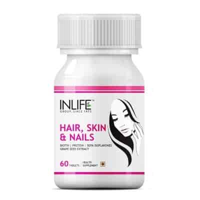 Buy InLife Biotin Hair Skin and Nails Multivitamin Supplement for Men Women Biotin 10000 mcg Tablets