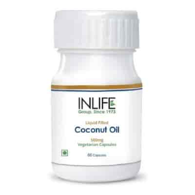 Buy INLIFE Coconut Oil Vegetarian Capsule