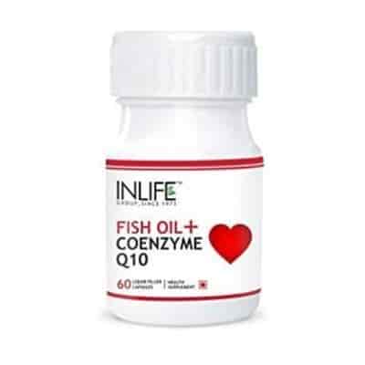 Buy INLIFE Fish Oil + Coenzyme Q10 Capsules