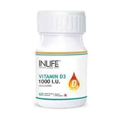 Buy INLIFE Vitamin D3 1000 IU Capsules