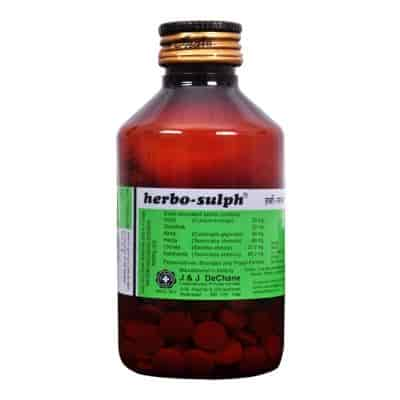 Buy J and J Dechane Herbo-Sulph Tabs