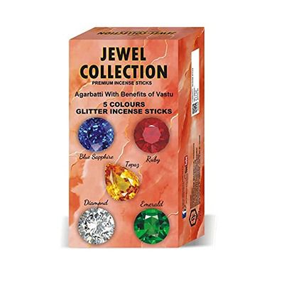 Buy Parag Fragrances 5 in 1 Jewel Collection Glitter Incense Sticks