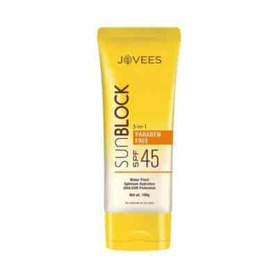 Buy Jovees Herbal Anjeer and Carrot Sun Block SPF 45