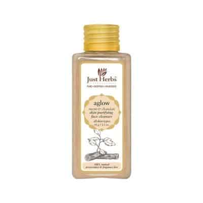 Buy Just Herbs Aglow Neem-Chandan Skin Purifying Face Cleanser