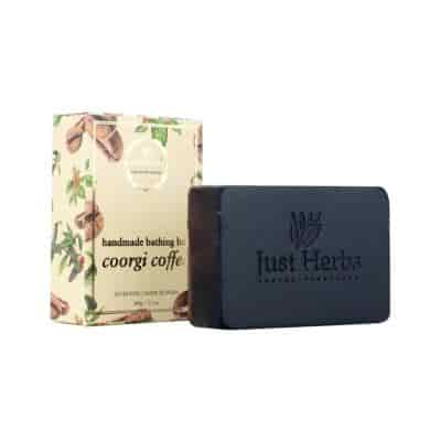 Buy Just Herbs Coorgi Coffee Handmade Bathing Bar