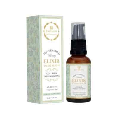 Buy Just Herbs Gotukola Indian Ginseng Rejuvenating Beauty Elixir Facial Serum