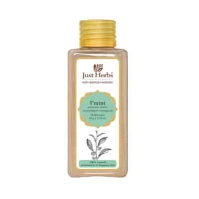 Buy Just Herbs I'mint Green Tea-Vetiver Nourishing and Toning Pack