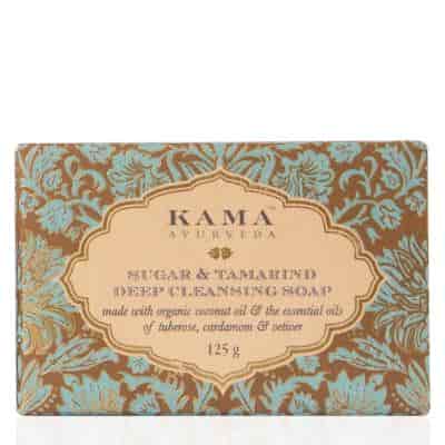 Buy Kama Ayurveda Sugar and Tamarind Ayurvedic Deep Cleansing Soap