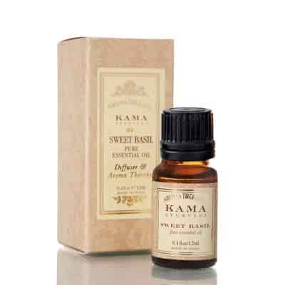 Buy Kama Ayurveda Sweet Basil Essential Oil