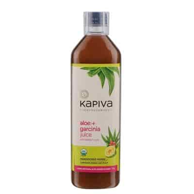 Buy Kapiva 100% Organic Aloe Vera (USDA) + Garcinia Juice Aids Weight Loss - No Added Sugar