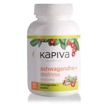 Buy Kapiva Ayurveda 100% Organic Veg Ashwagandha and Destress