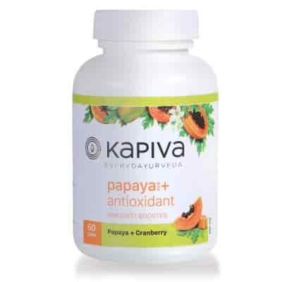Buy Kapiva Ayurveda 100% Veg Papaya + Antioxidant, Boosts Immunity and Digestive System