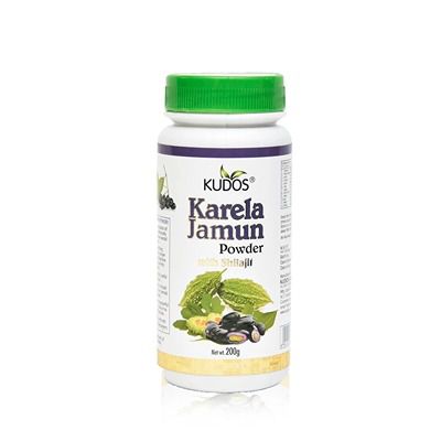 Buy Kudos Ayurveda Karela Jamun Powder