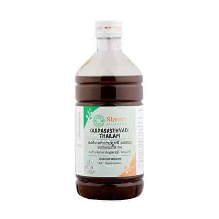 Buy Sitaram Ayurveda Karpasasthyadi Tailam