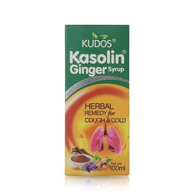 Buy Kudos Ayurveda Kasolin Ginger Cough Syrup