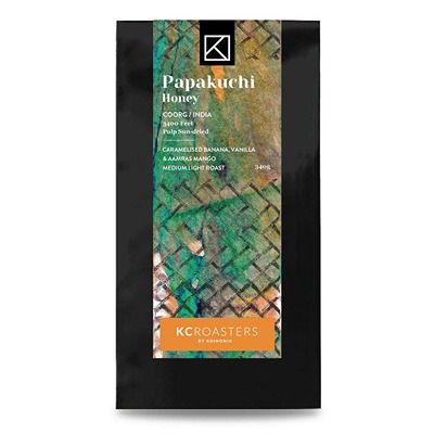 Buy KC Roasters by Koinonia Papakuchi Honey Medium-Light Roast Coffee - 340 gm