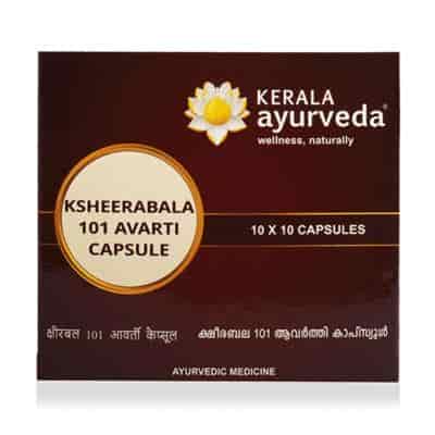 Buy Kerala Ayurveda Ksheerabala 101 Avarti Caps