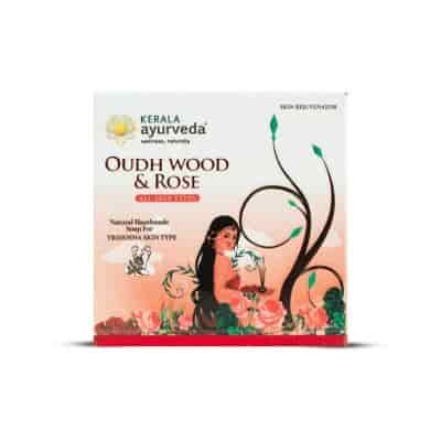 Buy Kerala Ayurveda Oudh Wood and Rose Soap