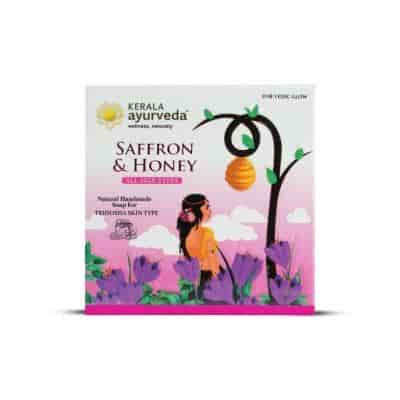 Buy Kerala Ayurveda Saffron and Honey Soap