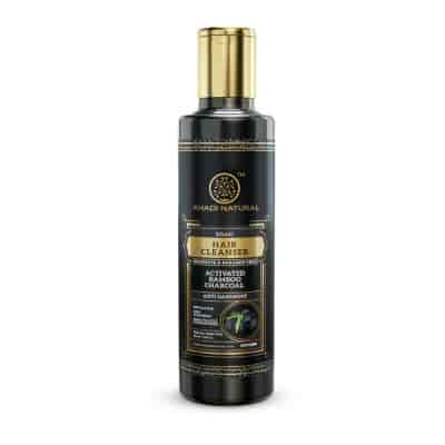 Buy Khadi Natural Activated Bamboo Charcoal Hair Cleanser Sulphate & Paraben Free