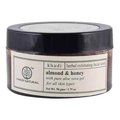 Buy Khadi Natural Almond & Honey Facial Massage Gel With Scrub