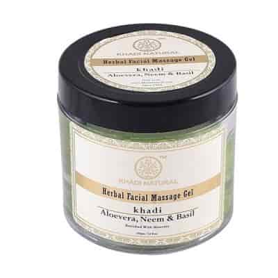 Buy Khadi Natural Alovera Neem & Basil Face Massage Gel