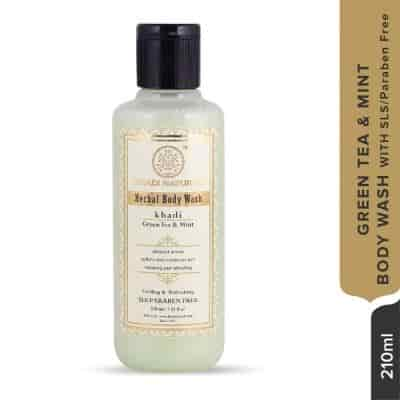 Buy Khadi Natural Green Tea & Mint Body wash SLS & Paraben Free