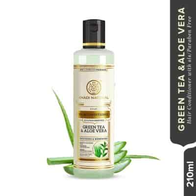 Buy Khadi Natural Herbal Green Tea & Aloevera Hair Conditioner SLS & Paraben Free