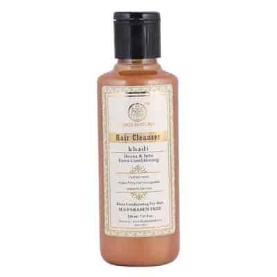 Buy Khadi Natural Herbal Heena Tulsi Extra Hair Conditioning Cleanser SLS & Paraben Free
