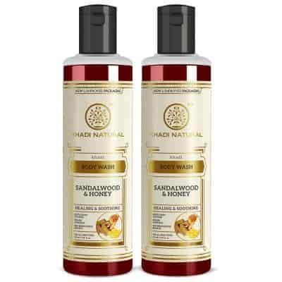 Buy Khadi Natural Herbal Sandalwood & Honey Body Wash