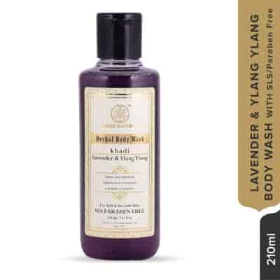 Buy Khadi Natural Lavender & Ylang Ylang Body Wash SLS & Paraben Free