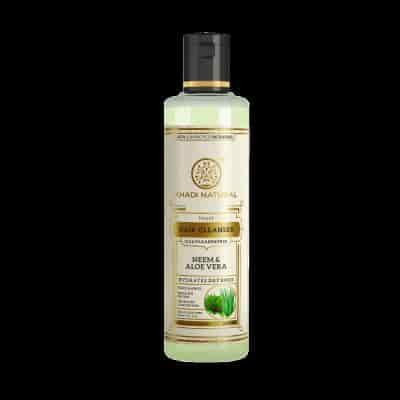Buy Khadi Natural Neem & Aloevera Herbal Hair Cleanser SLS & Paraben Free