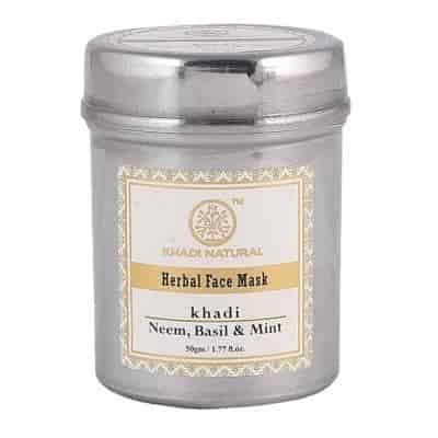 Buy Khadi Natural Neem Basil & Mint Face Pack Anti Acne