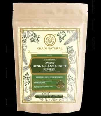 Buy Khadi Natural Organic Henna & Amla Fruit Powder 100% Natural