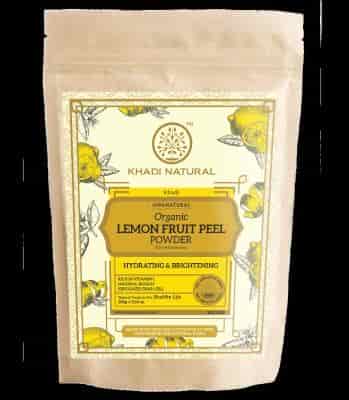 Buy Khadi Natural Organic Lemon Fruit Peel Powder 100% Natural