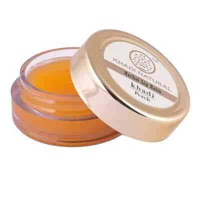 Buy Khadi Natural Peach Lip Balm With Beeswax & Honey
