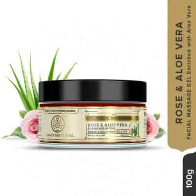 Buy Khadi Natural Rose & Aloevera Facial Massage Gel